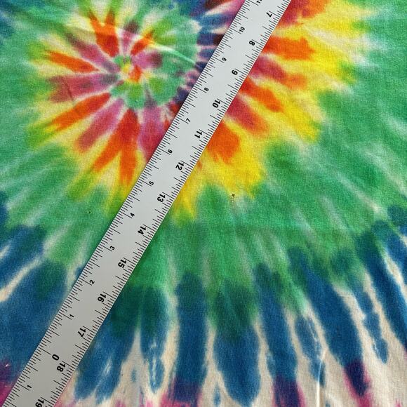 Vintage Tie Dye‎ Shirt Classic Spiral Short Sleeve Tee 90s T-shirt Delta Pro - Picture 6 of 7